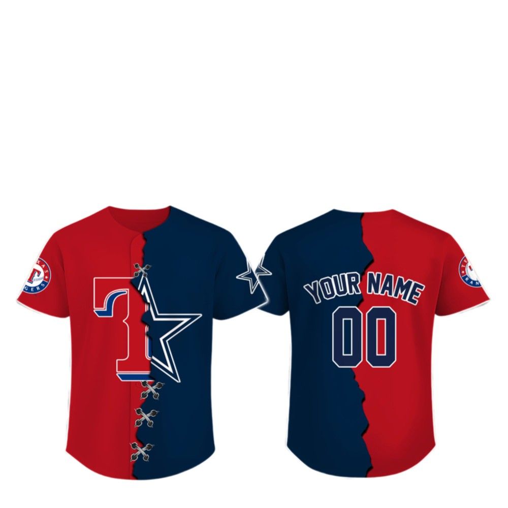 Rangers x Cowboys Jersey 2025 football jersey product view 2
