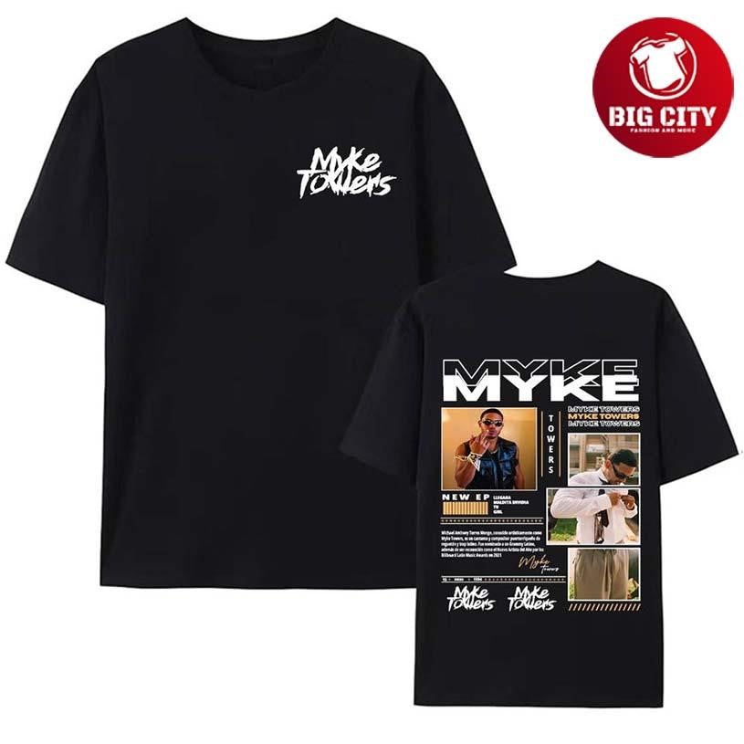 Rapero Myke Towers Young Kingz 2025 Tour Two Sided Shirt Unisex T-shirt, Sweatshirt, Hoodie, Long Sleeve Tee - T-Shirt, Sweatshirt, Hoodie