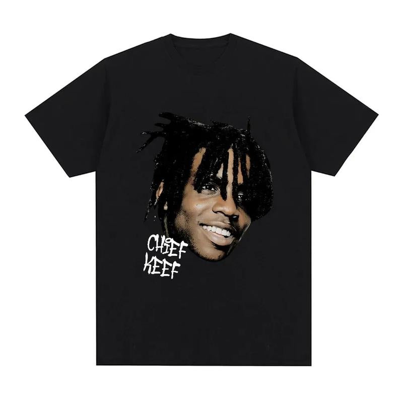 Rapper Keef Face Blackshirt - Adult & Kids T-Shirts, Sweatshirts & Hoodies apparel design preview 1