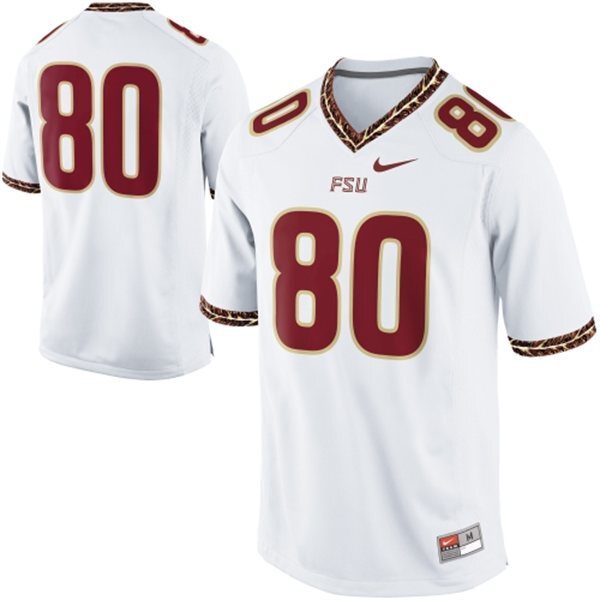 Rashad Greene 80 White1 College Football Jersey football jersey product view 1