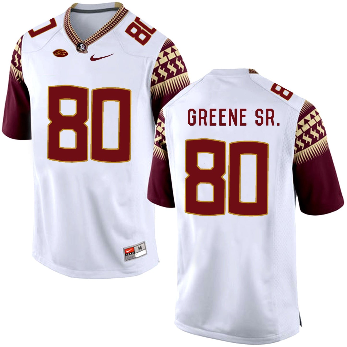 Rashad Greene Sr. 80 White College Football Jersey football jersey product view 1