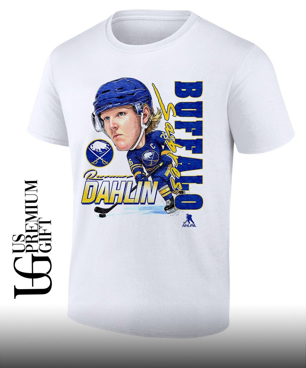 Rasmus Dahlin player Buffalo Sabres hockey 2026 NHL caricature shirt Unisex T-shirt, Sweatshirt, Hoodie, Long Sleeve Tee - T-Shirt, Sweatshirt, Hoodie