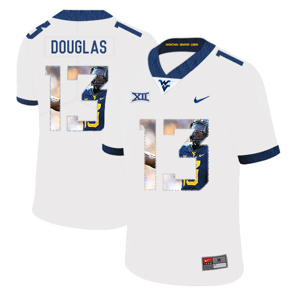 Rasul Douglas 13 White 1 College Football Jersey football jersey product view 1