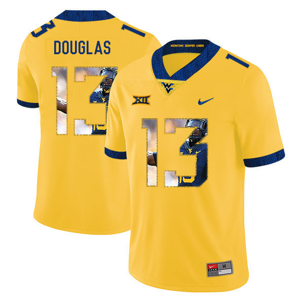 Rasul Douglas 13 Yellow 1 College Football Jersey football jersey product view 1