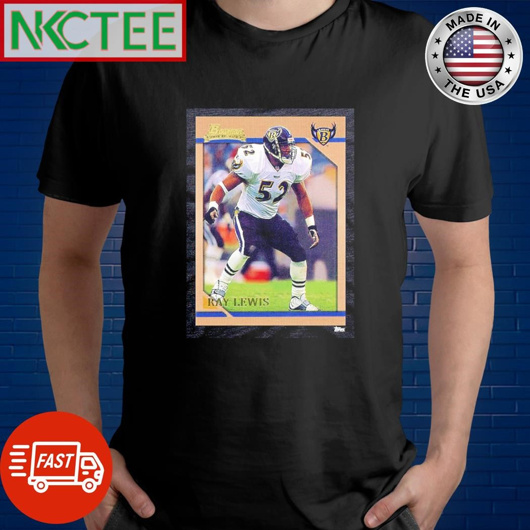 Ray Lewis Baltimore Ravens Card Tri-Blend shirt Unisex T-shirt, Sweatshirt, Hoodie, Long Sleeve Tee - T-Shirt, Sweatshirt, Hoodie