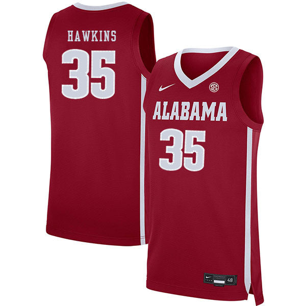 Raymond Hawkins 35 Red College Football Jersey football jersey product view 1