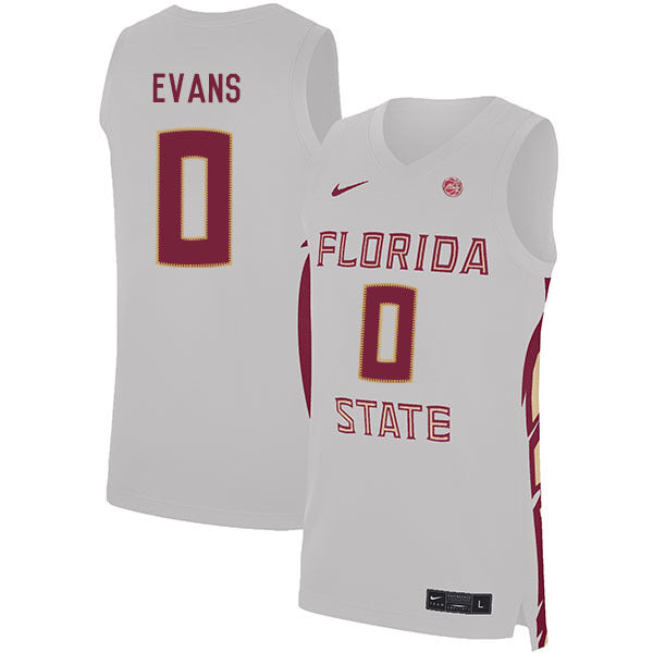 Rayquan Evans 0 White College Football Jersey football jersey product view 1