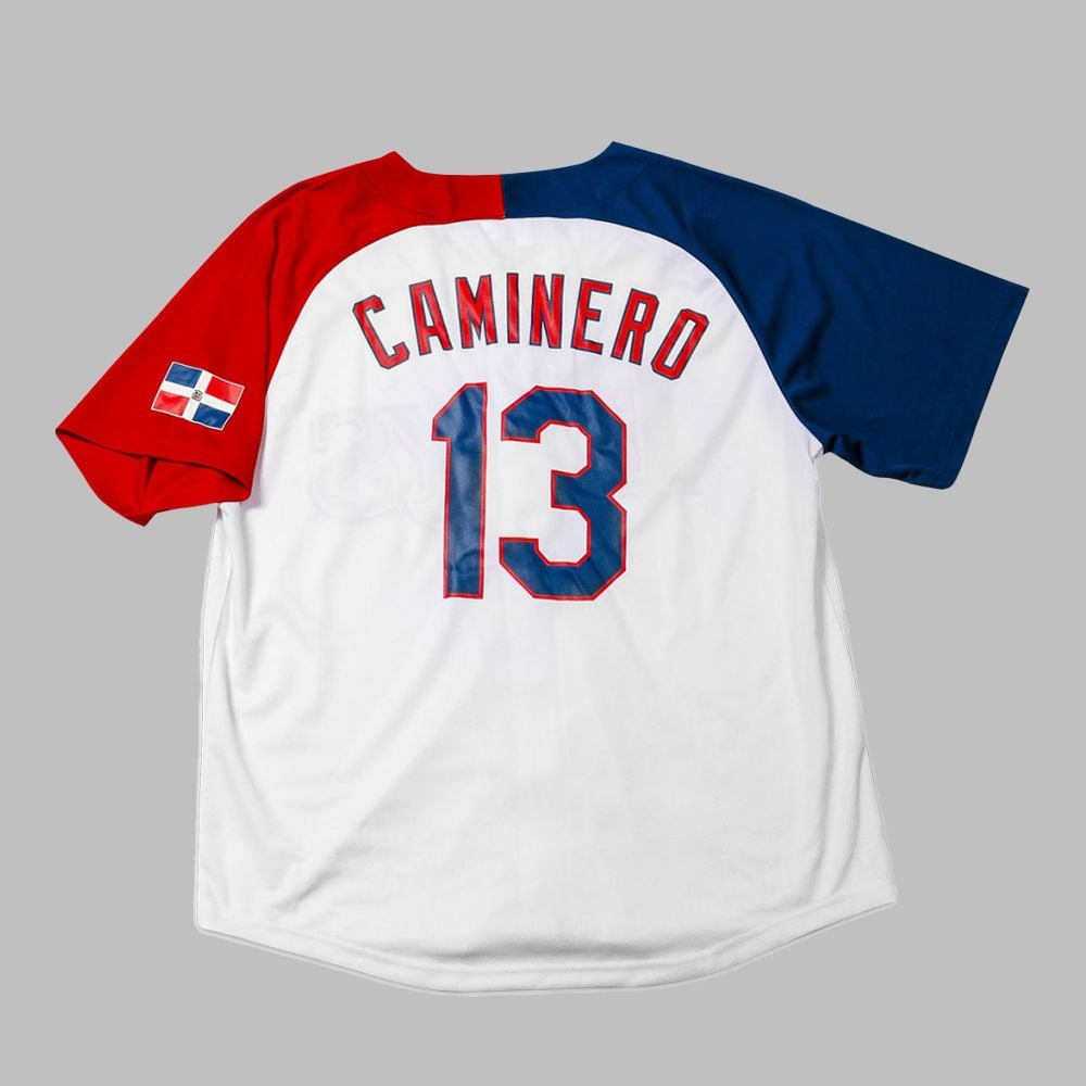 Rays Dominican Heritage Jersey Giveaway 2025 - Grishko.com baseball jersey product view 3