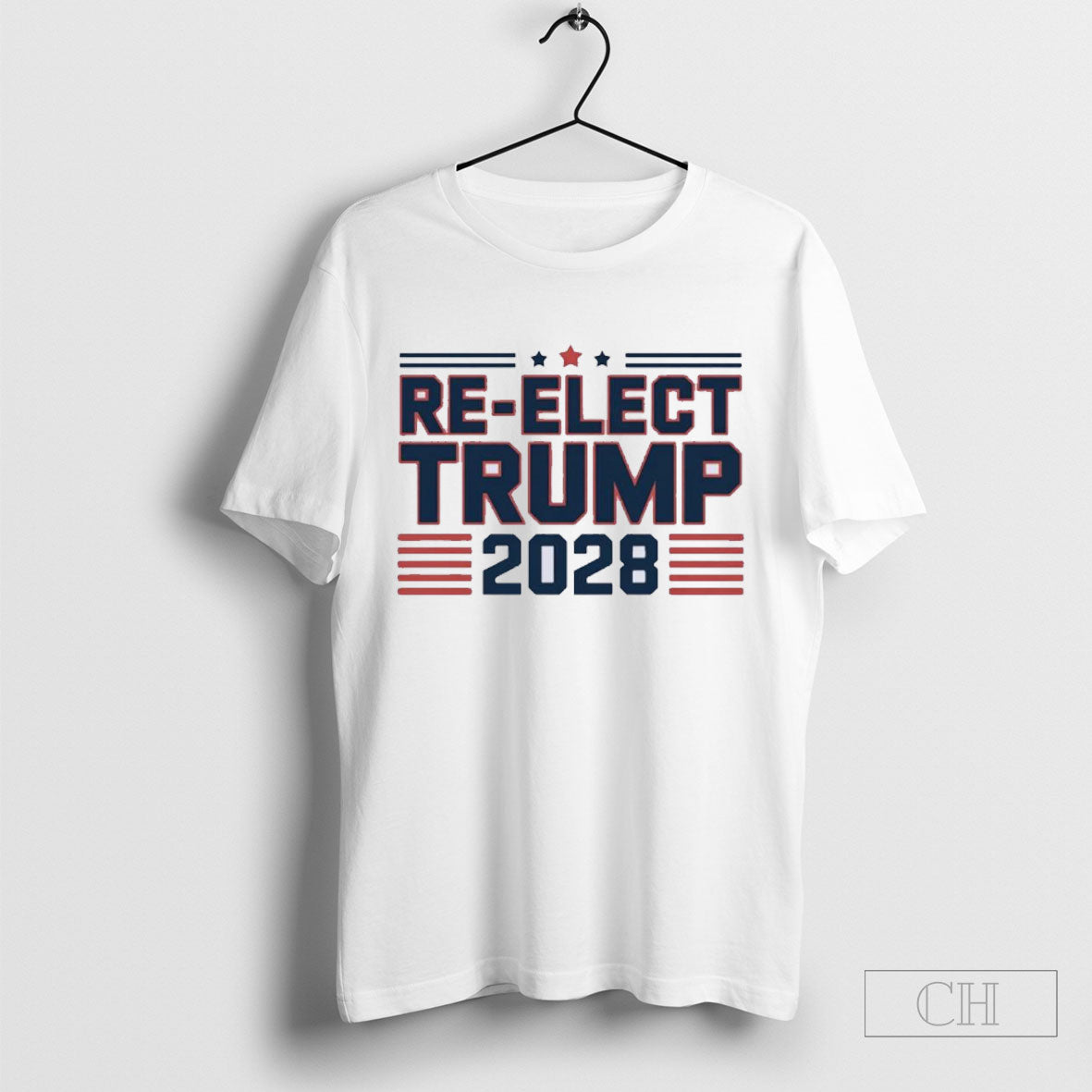 Re Elect Trump 2028 T Shirt Tee Unisex T-shirt, Sweatshirt, Hoodie, Long Sleeve Tee - T-Shirt, Sweatshirt, Hoodie