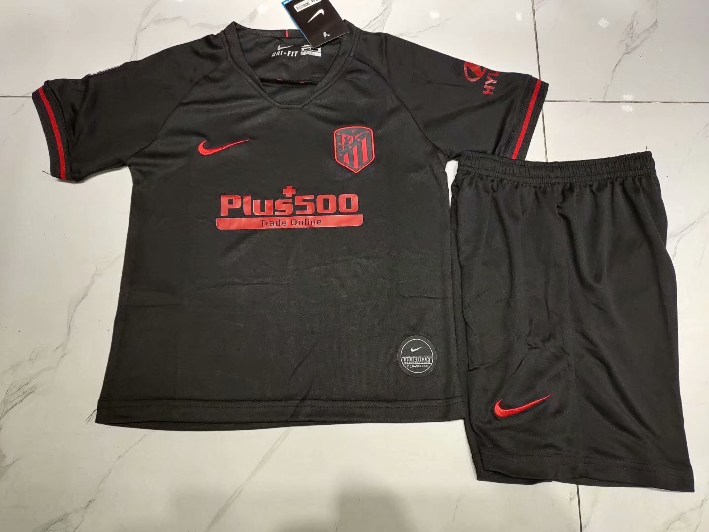 Real Madrid Club de Fútbol Black Soccer Jersey sports jersey product view 1