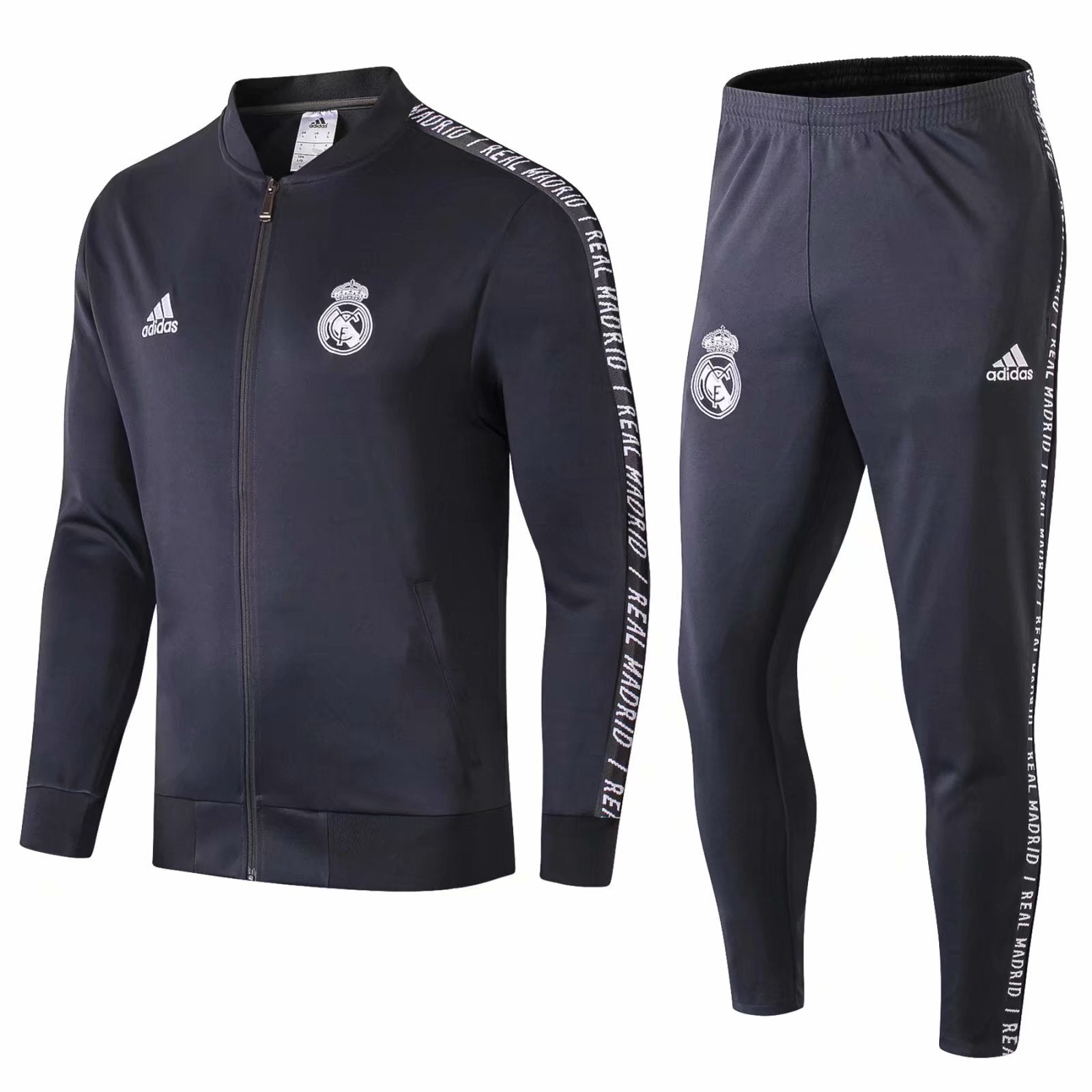 Real Madrid DARD Grey White Character Suit 1 Soccer Jersey sports jersey product view 1