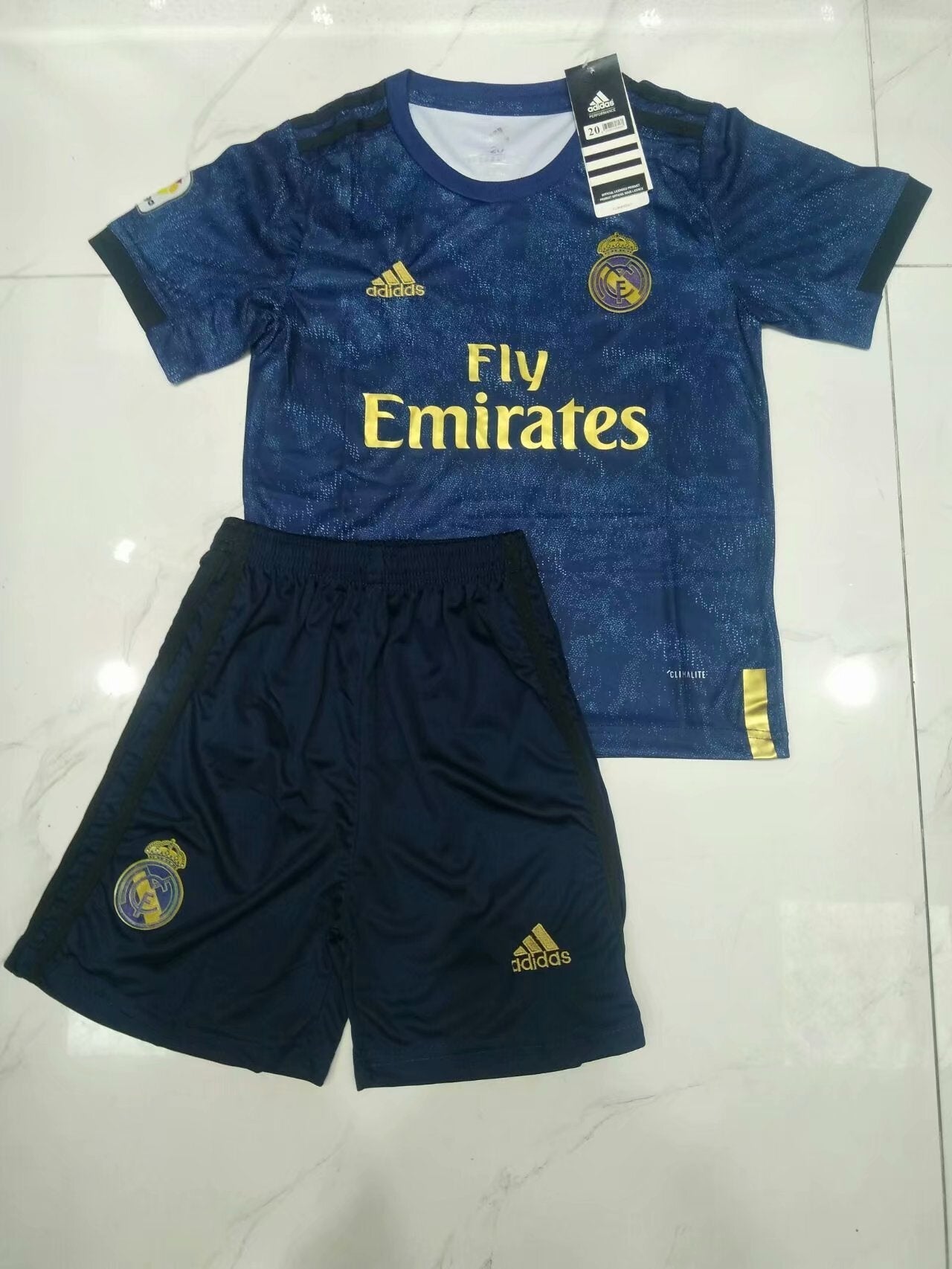 Real Madrid Real Madrid Blue Soccer Jersey sports jersey product view 1
