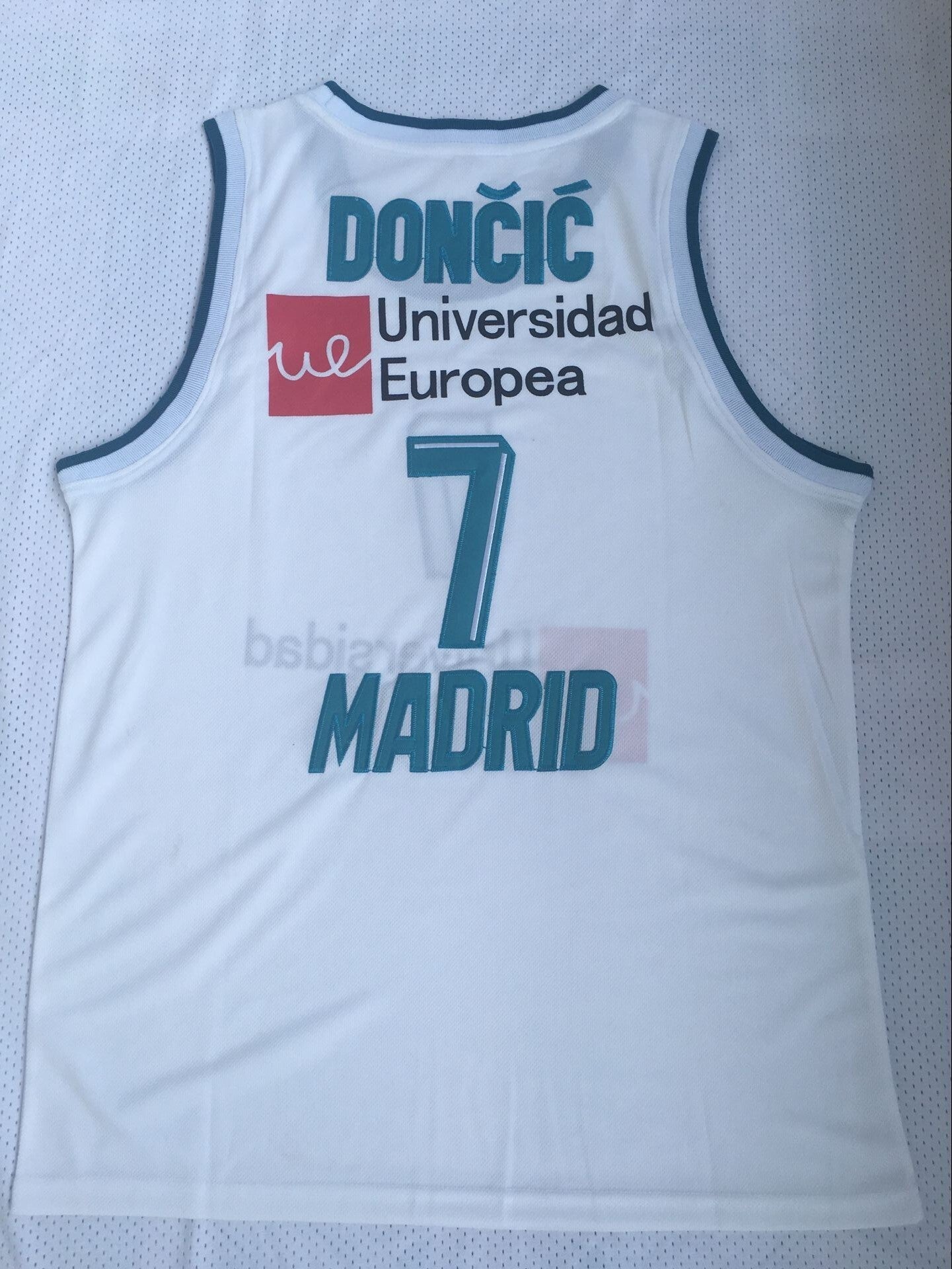 Real Madrid #7 Luka Doncic Style 4 Basketball Jersey basketball jersey product view 1