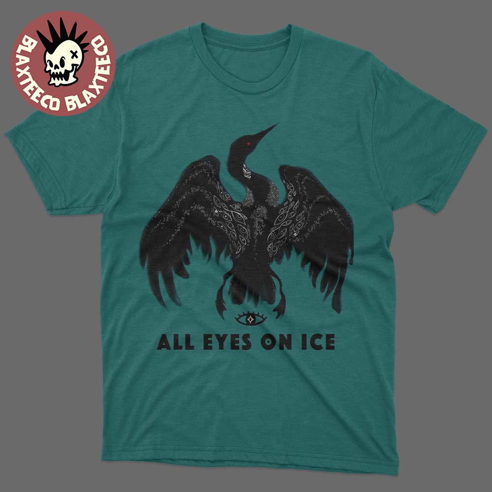 Rebel Loon All Eyes On Ice Minnesota 2026 T-Shirt Unisex T-shirt, Sweatshirt, Hoodie, Long Sleeve Tee - T-Shirt, Sweatshirt, Hoodie