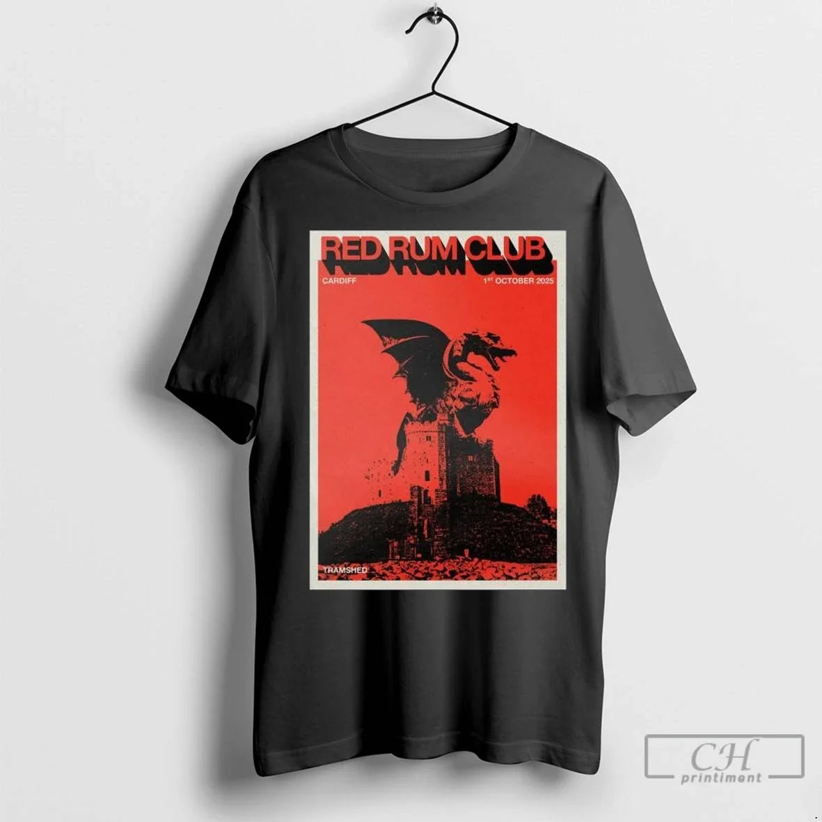Red Rum Club October 1 2025 Tramshed Cardiff Uk Long Sleve T Shirts Unisex T-shirt, Sweatshirt, Hoodie, Long Sleeve Tee - T-Shirt, Sweatshirt, Hoodie