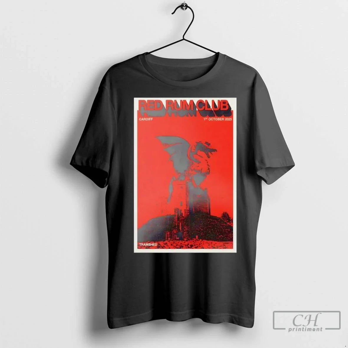 Red Rum Club Tour October 1 2025 Cardiff Uk T Shirts Unisex T-shirt, Sweatshirt, Hoodie, Long Sleeve Tee - T-Shirt, Sweatshirt, Hoodie