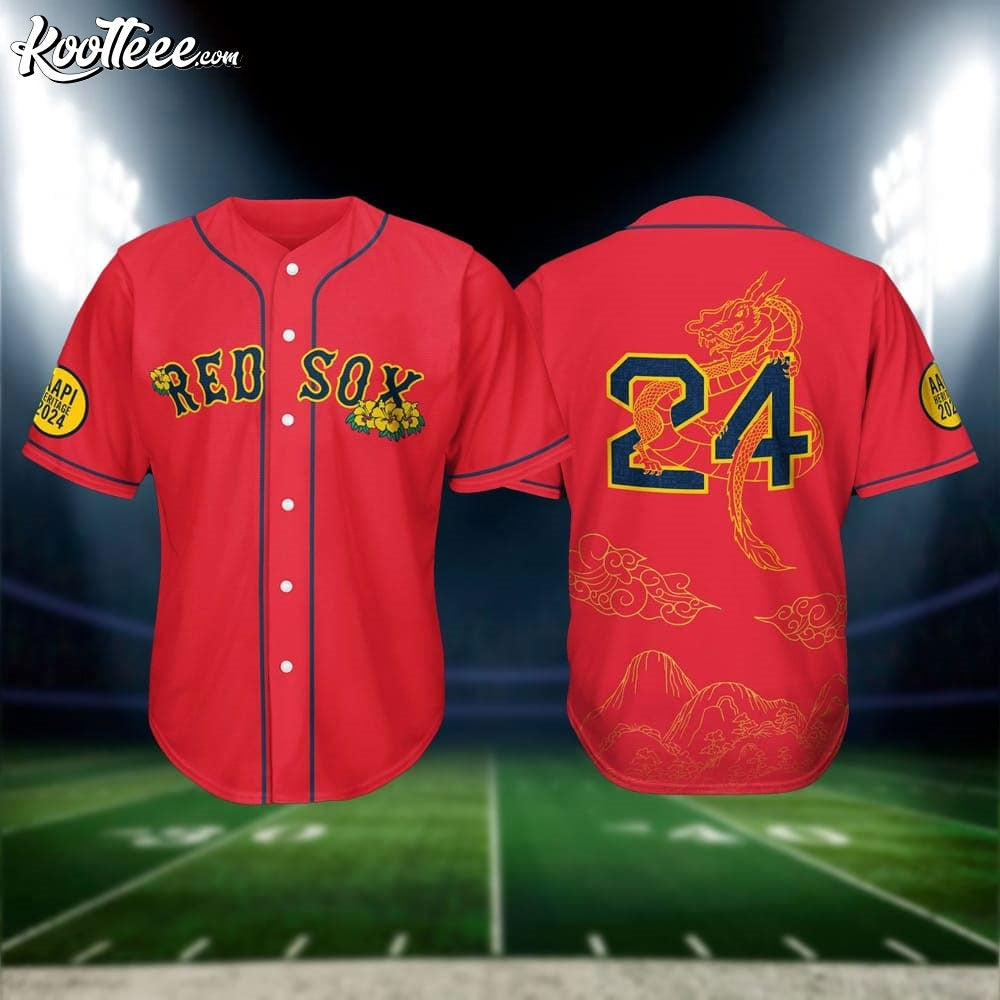 Red Sox AAPI Celebration 2024 Baseball Jersey baseball jersey product view 1