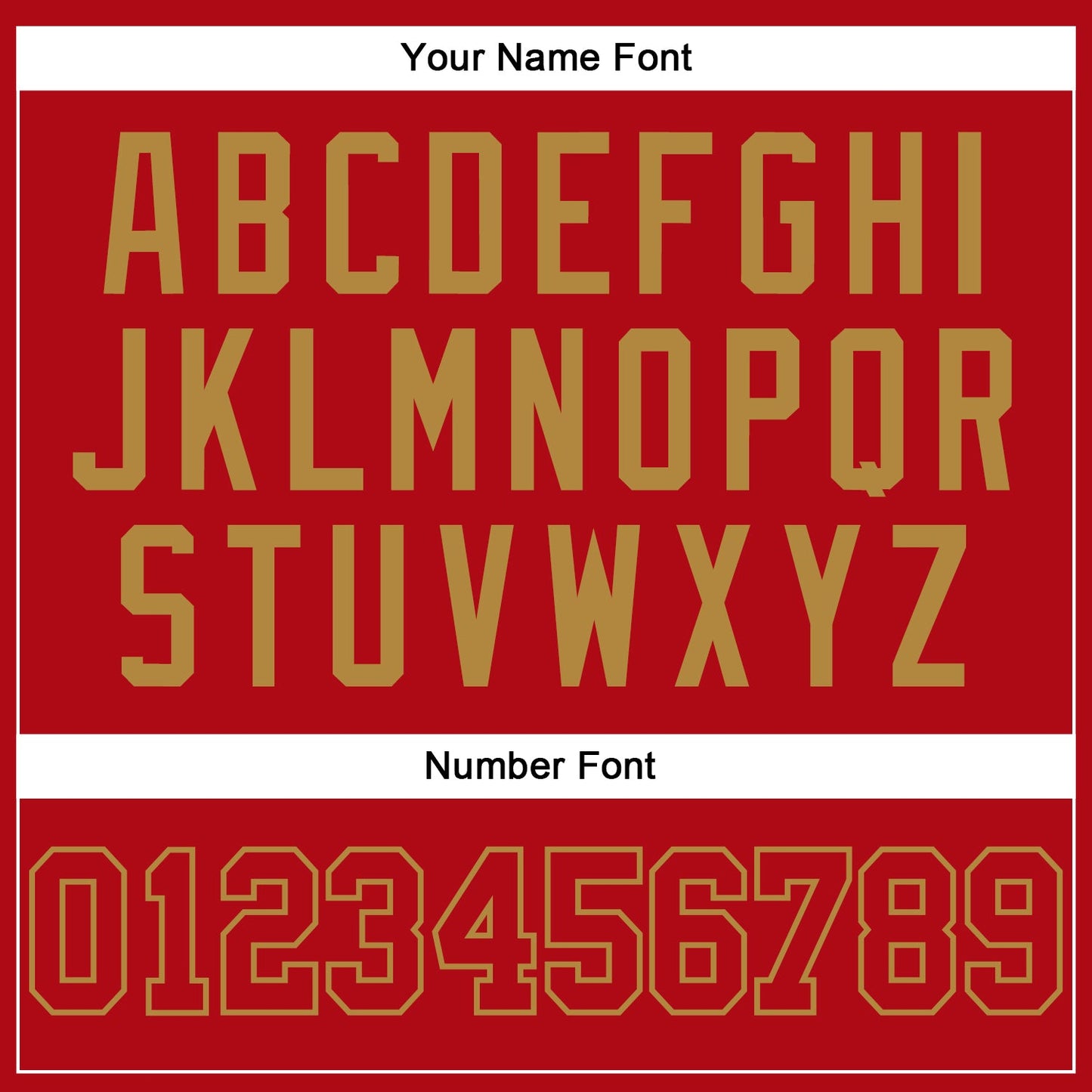 Custom Red Red-Old Gold Authentic Baseball Jersey baseball jersey product view 4