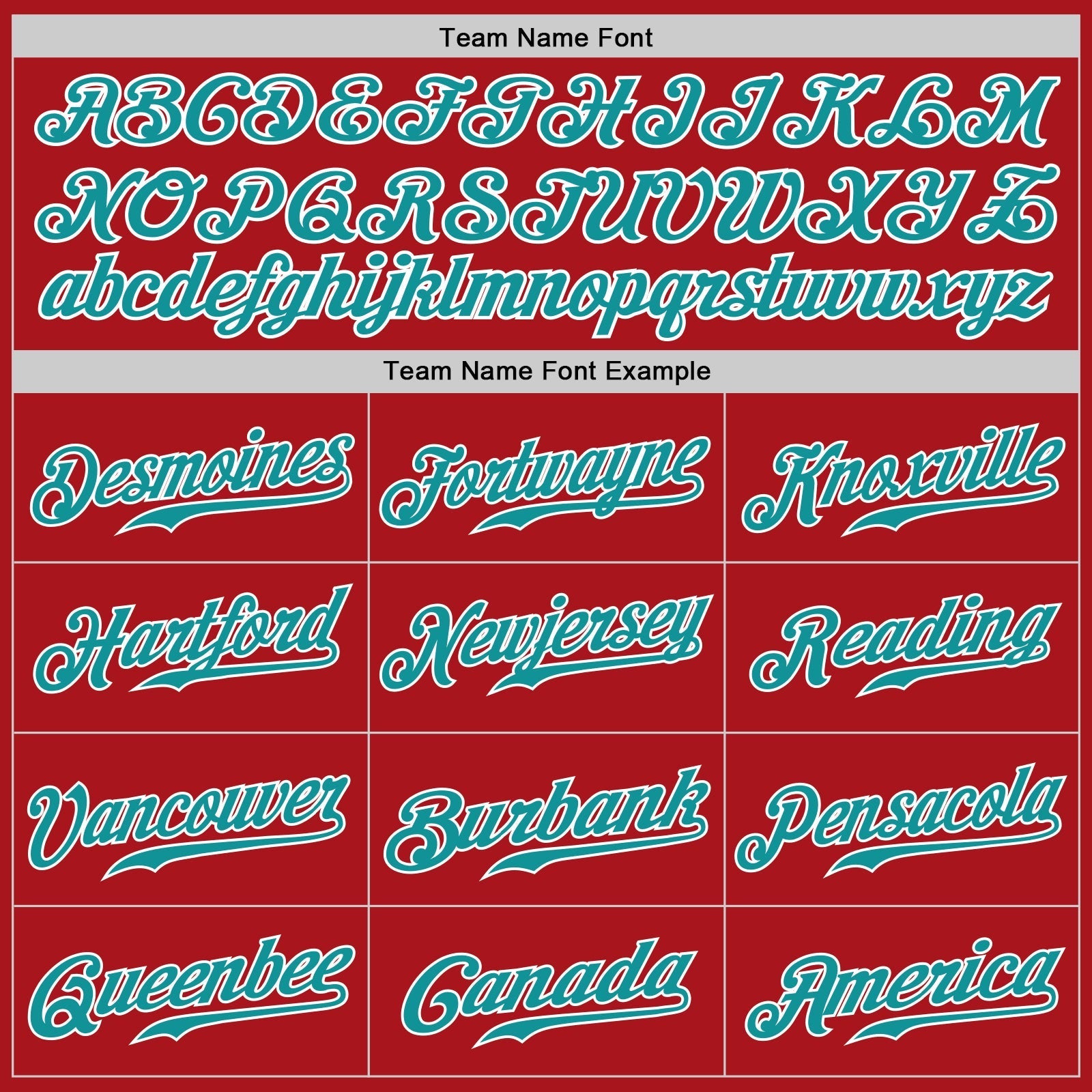 Custom Red Teal-White Authentic Baseball Jersey baseball jersey product view 4