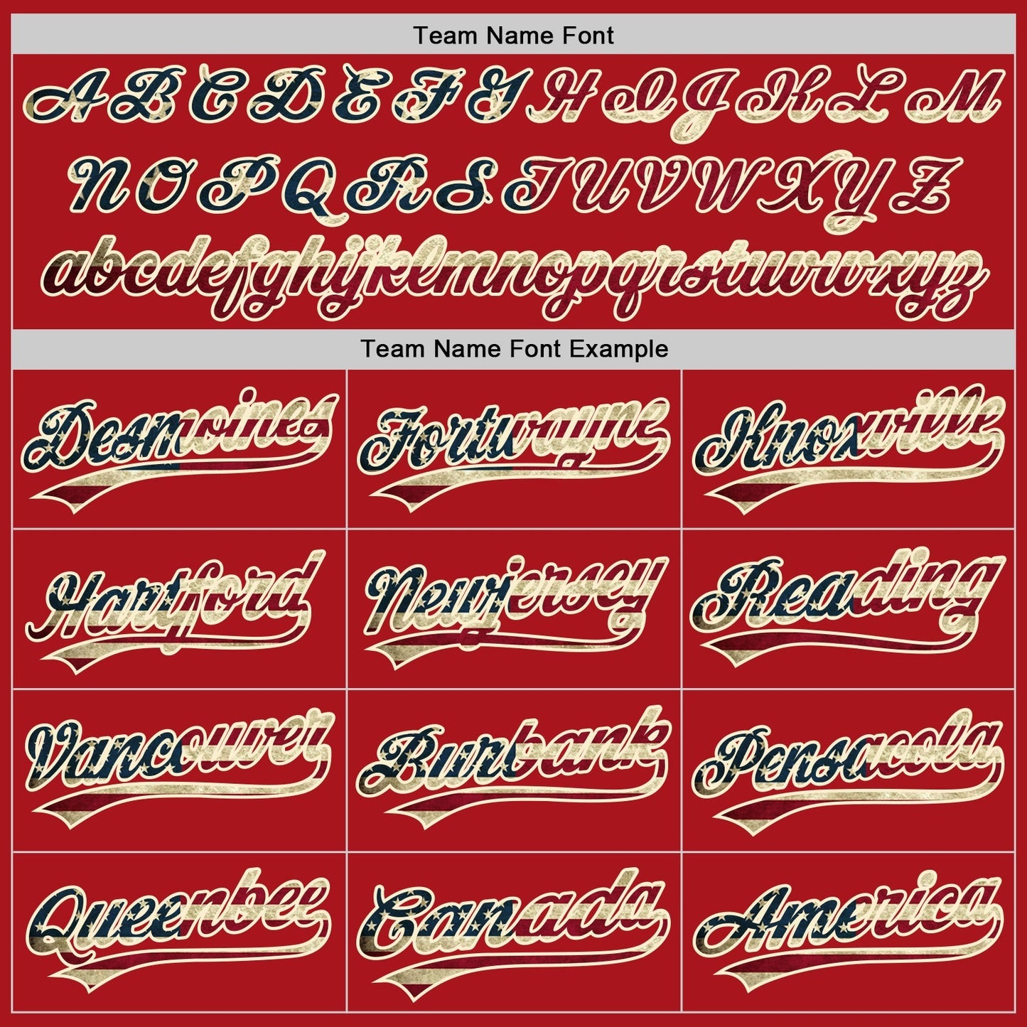 Custom Red Vintage USA Flag-Cream Authentic Baseball Jersey baseball jersey product view 4