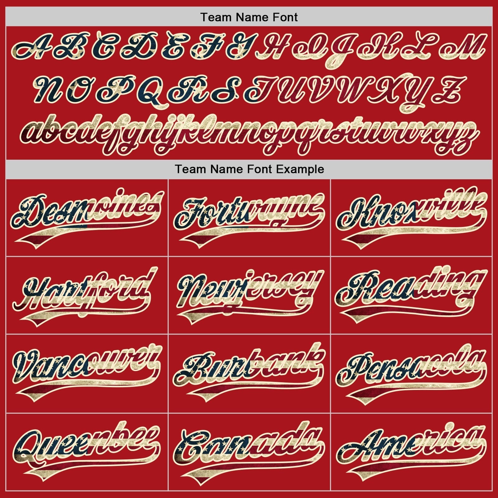 Custom Red Vintage USA Flag-Cream Authentic Baseball Jersey baseball jersey product view 4