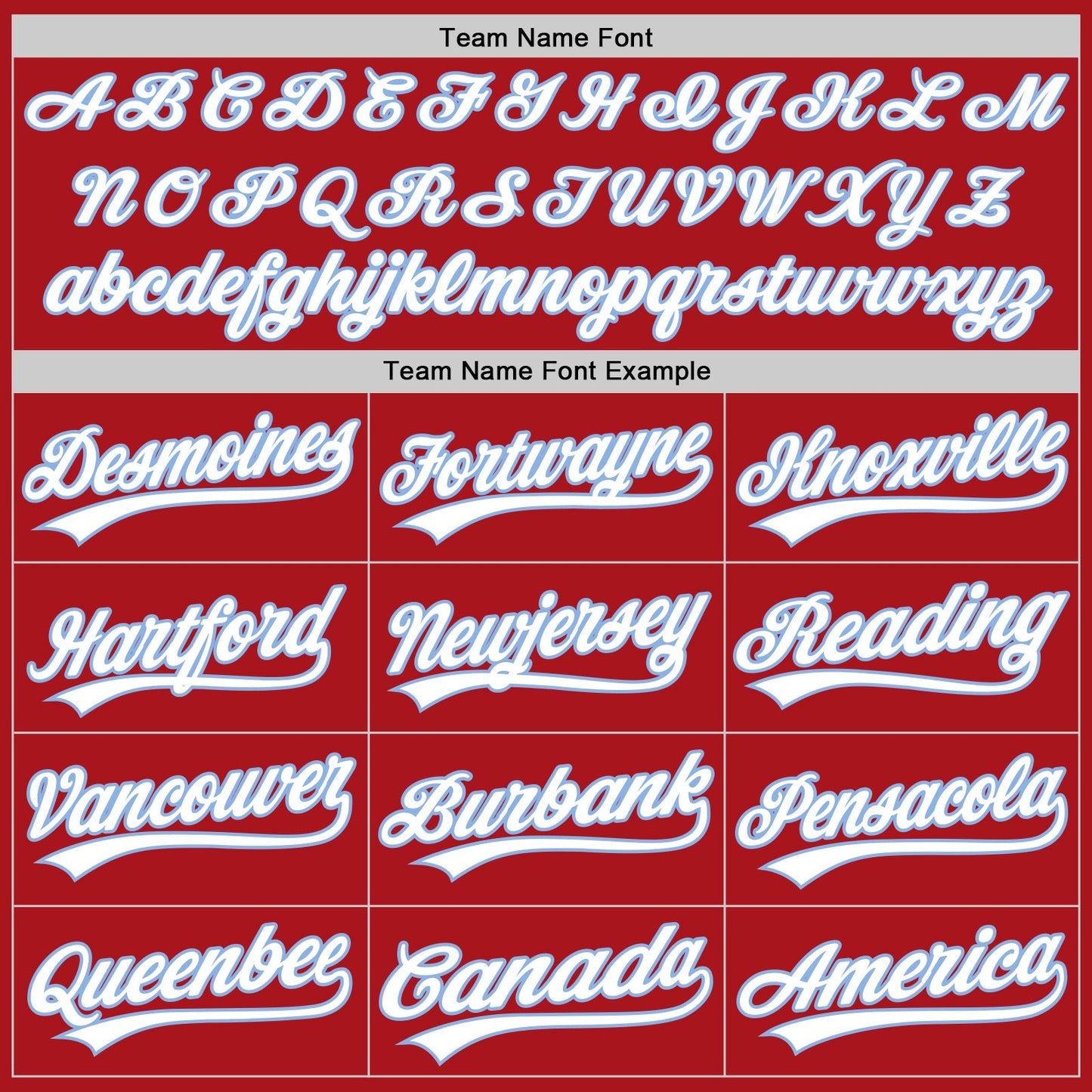 Custom Red White Pinstripe White-Light Blue Authentic Baseball Jersey baseball jersey product view 4