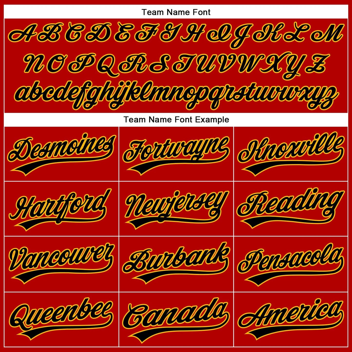 Custom Red Black Pinstripe Gold Authentic Baseball Jersey baseball jersey product view 4