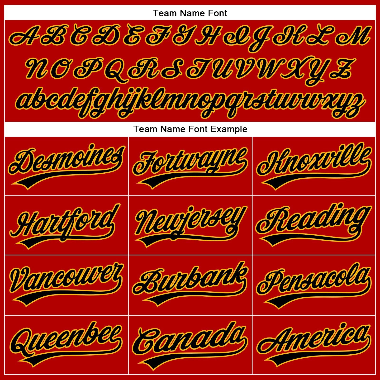 Custom Red Black Pinstripe Gold Authentic Baseball Jersey baseball jersey product view 4