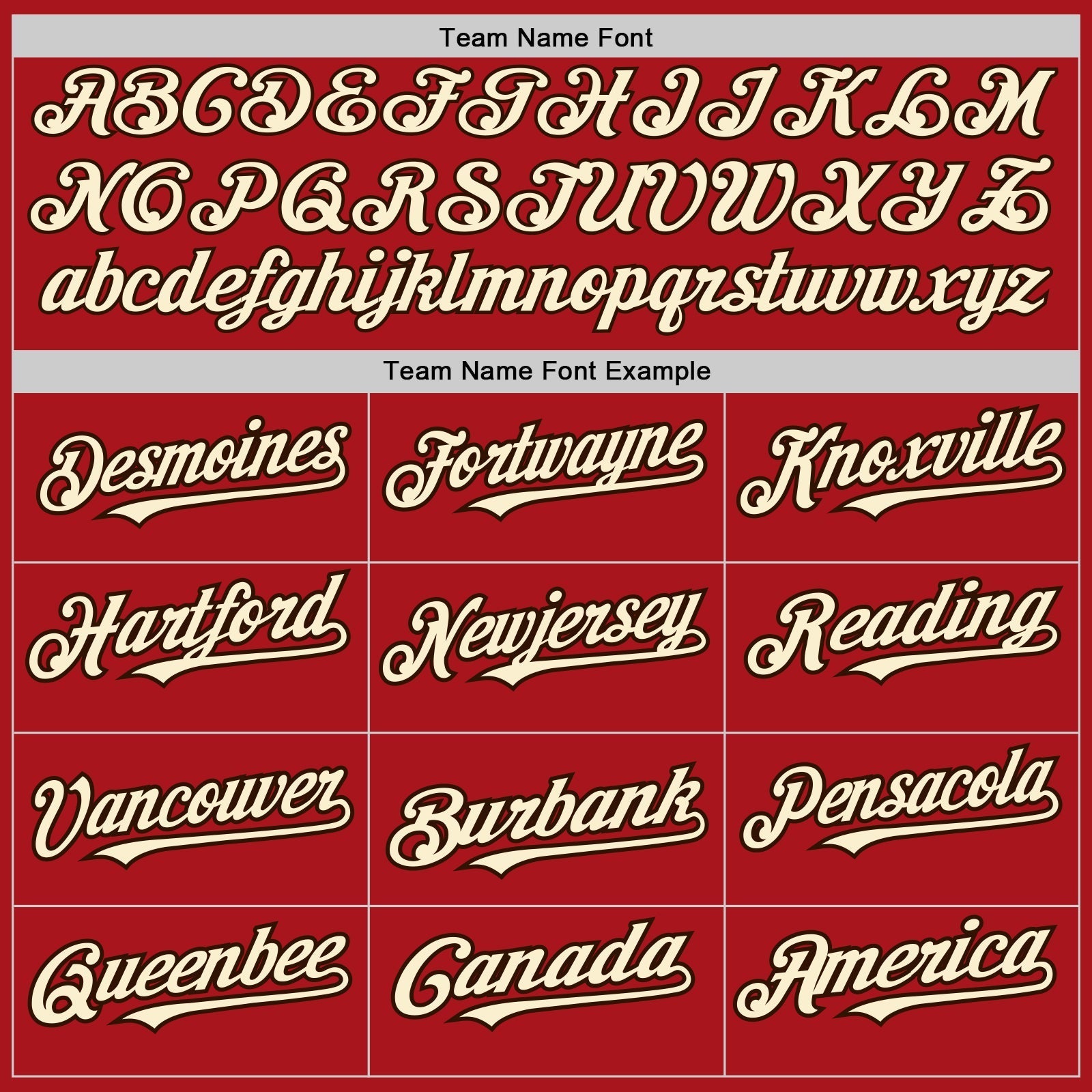 Custom Red White Pinstripe Brown-City Cream Authentic Baseball Jersey baseball jersey product view 4