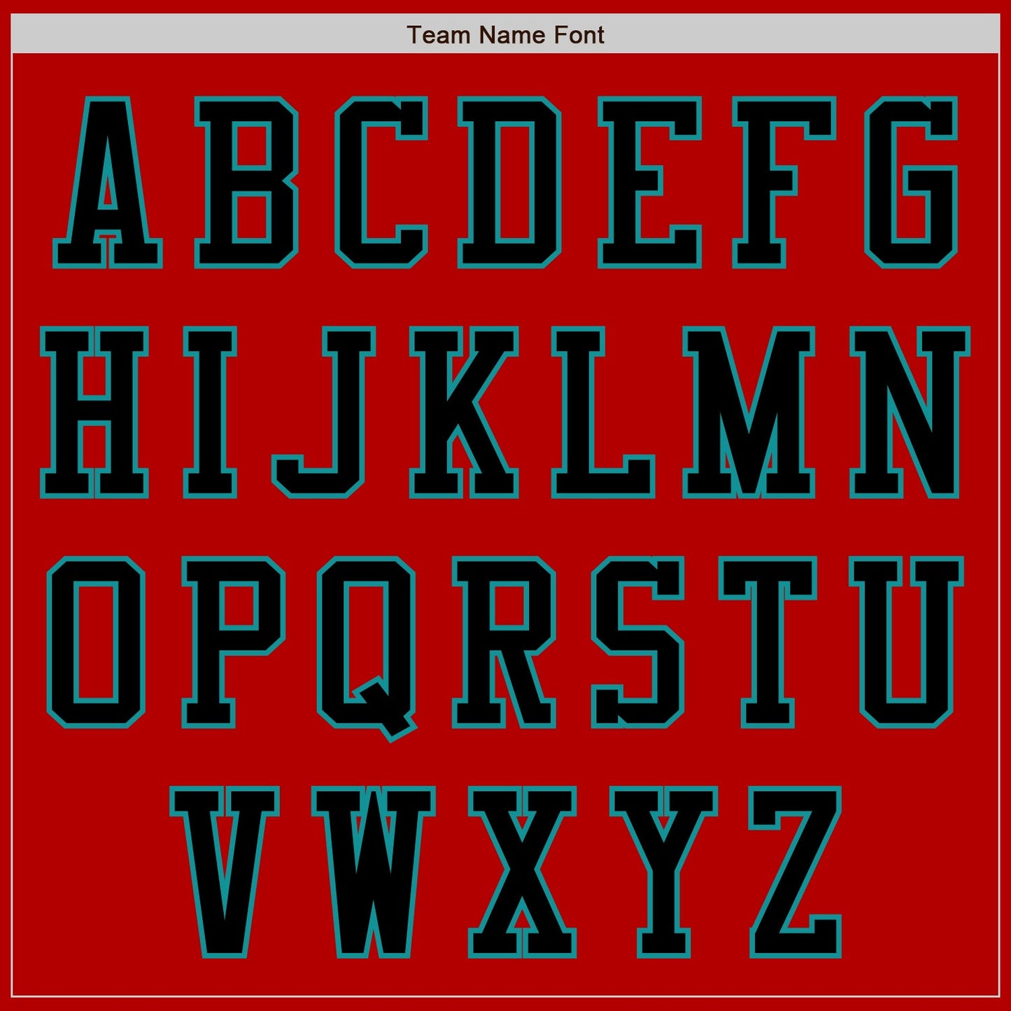 Custom Red Black-Teal Authentic Baseball Jersey baseball jersey product view 3