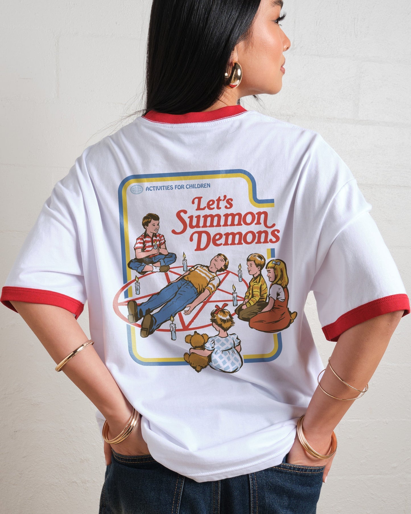 Let's Summon Demons Front and Back T-Shirt Unisex T-shirt, Sweatshirt, Hoodie, Long Sleeve Tee - T-Shirt, Sweatshirt, Hoodie