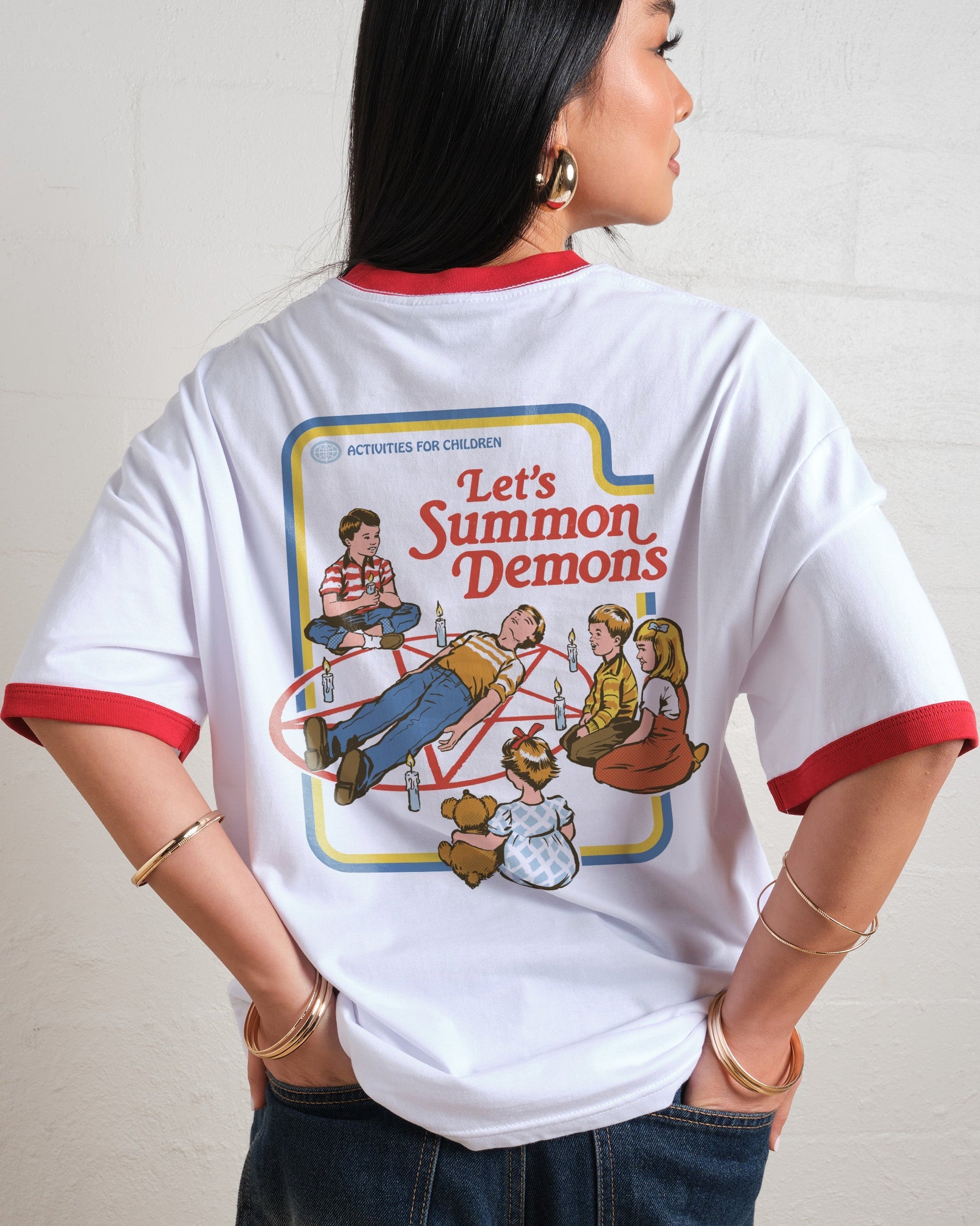 Let's Summon Demons Front and Back T-Shirt Unisex T-shirt, Sweatshirt, Hoodie, Long Sleeve Tee - T-Shirt, Sweatshirt, Hoodie