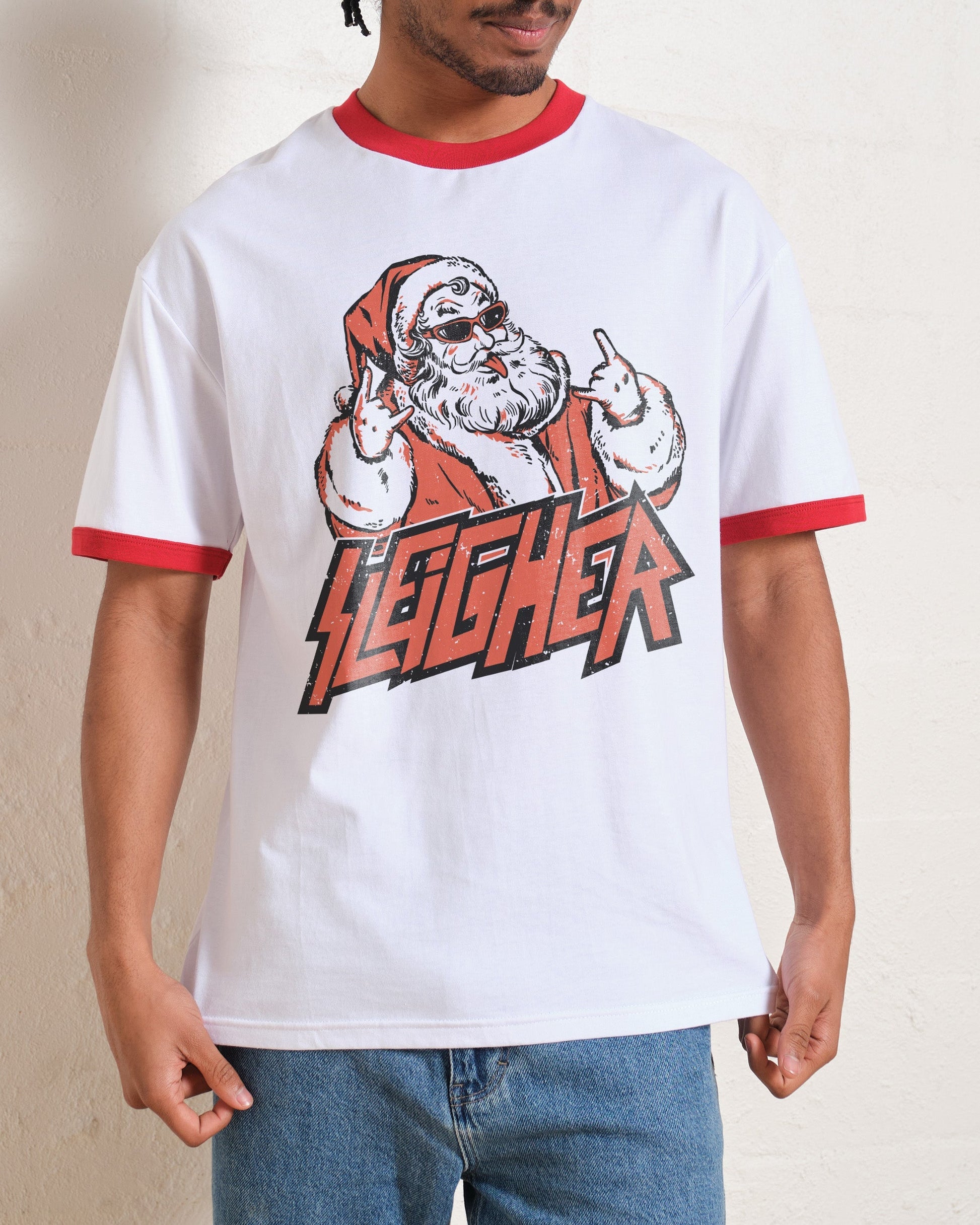 Santa Sleigher T-Shirt Unisex T-shirt, Sweatshirt, Hoodie, Long Sleeve Tee - T-Shirt, Sweatshirt, Hoodie