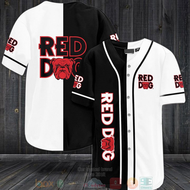 Red Dog Baseball shirt baseball jersey product view 1