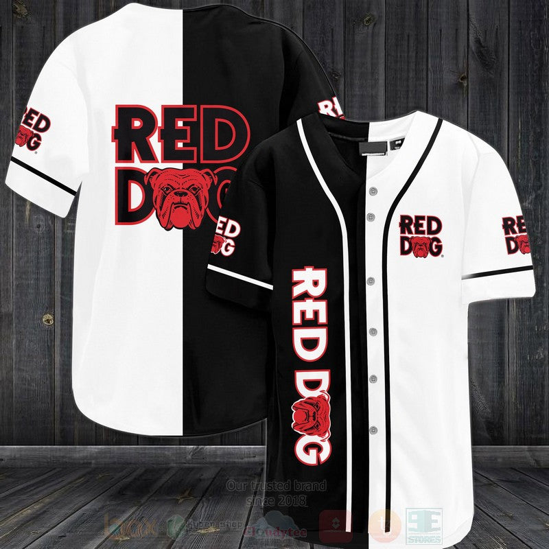 FASHION Red Dog Beer Baseball Jerseys Botton Shirt baseball jersey product view 1