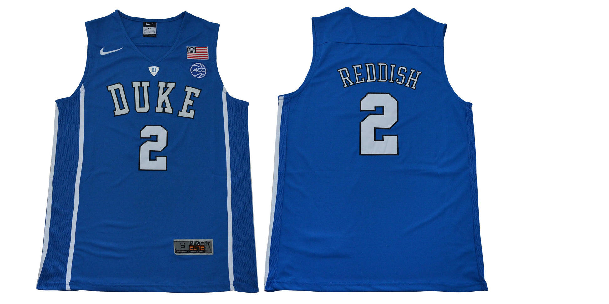 Reddish 2 New Blue College Football Jersey football jersey product view 1