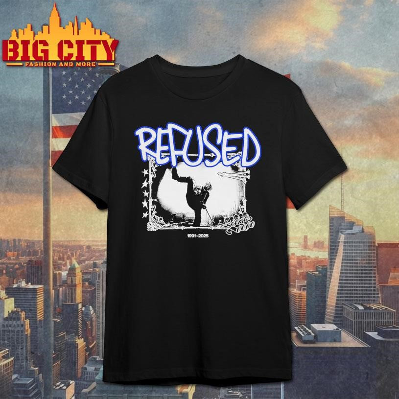 Refused 1991 2025 Final Ever Hometown Show In Umea On December 21 2025 Shirt Unisex T-shirt, Sweatshirt, Hoodie, Long Sleeve Tee - T-Shirt, Sweatshirt, Hoodie