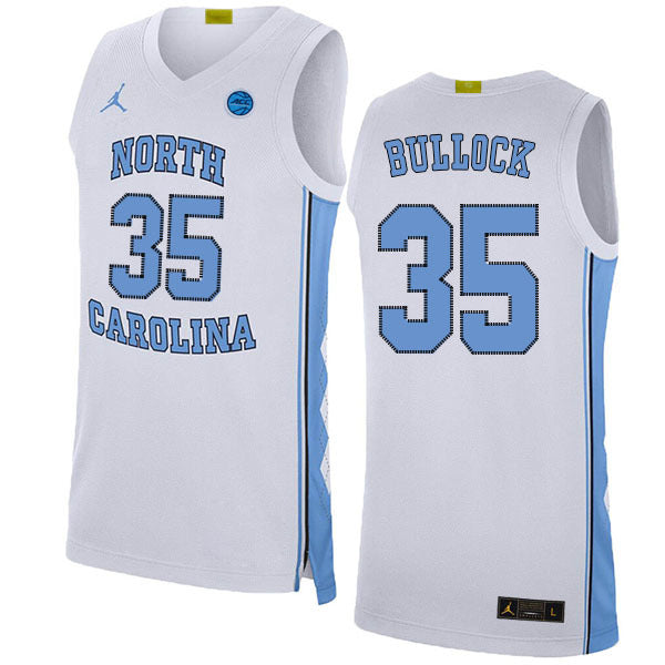 Reggie Bullock 35 White College Football Jersey football jersey product view 1