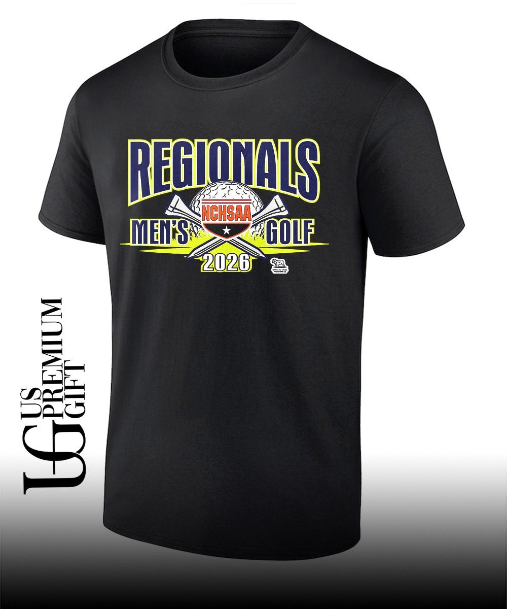Regional Mens Golf NCHSAA 2026 shirt Unisex T-shirt, Sweatshirt, Hoodie, Long Sleeve Tee - T-Shirt, Sweatshirt, Hoodie
