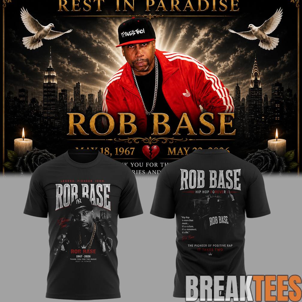 Remembering Rob Base  The Hip Hop Legend Shirt Unisex T-shirt, Sweatshirt, Hoodie, Long Sleeve Tee - T-Shirt, Sweatshirt, Hoodie
