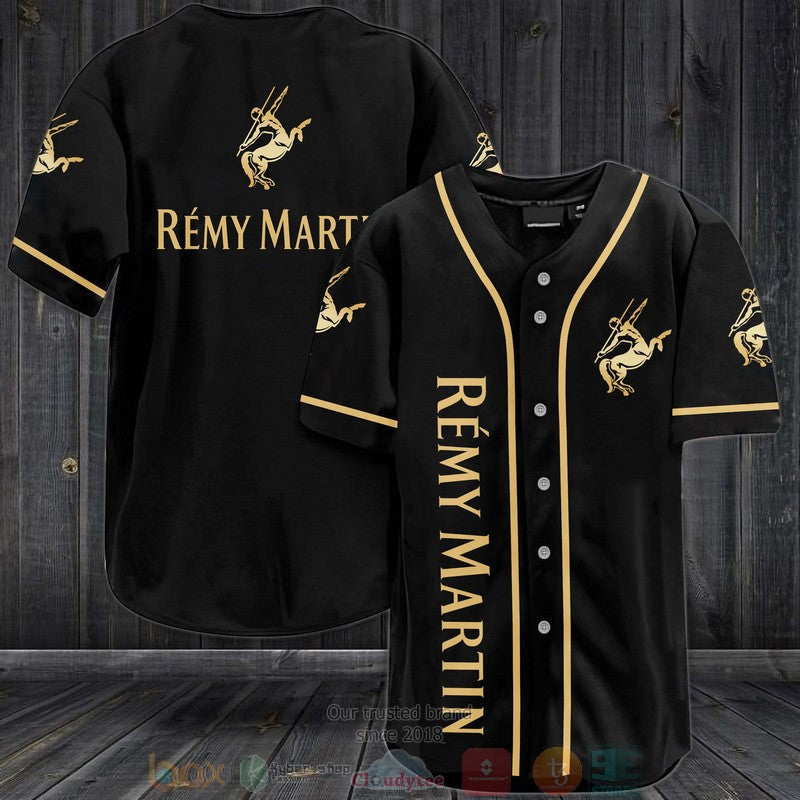 Remy Martin black Baseball shirt baseball jersey product view 1
