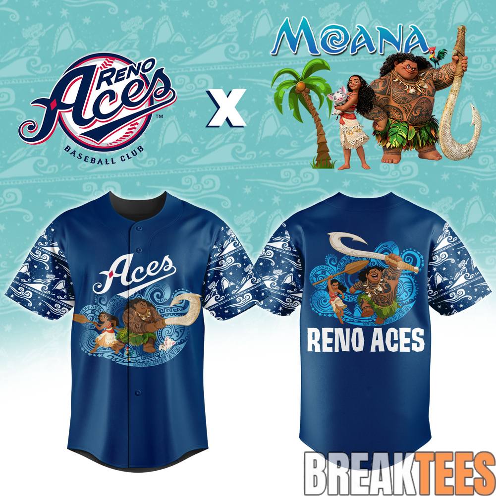 Reno Aces x Moana Night Special Baseball Jersey Unisex T-shirt, Sweatshirt, Hoodie, Long Sleeve Tee - T-Shirt, Sweatshirt, Hoodie
