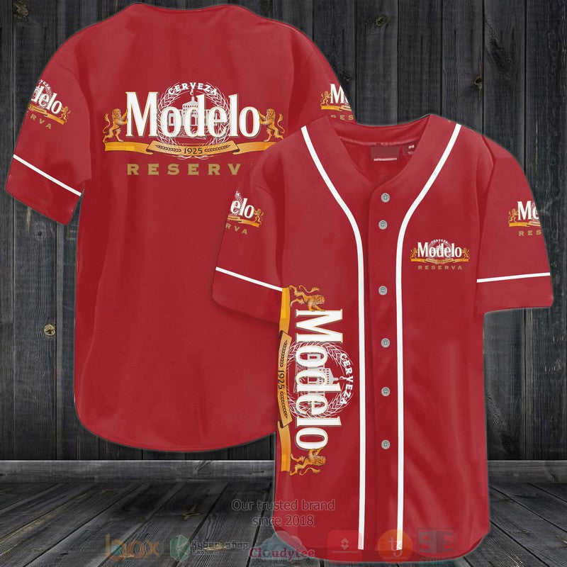 Reserva Modelo red Baseball shirt baseball jersey product view 1