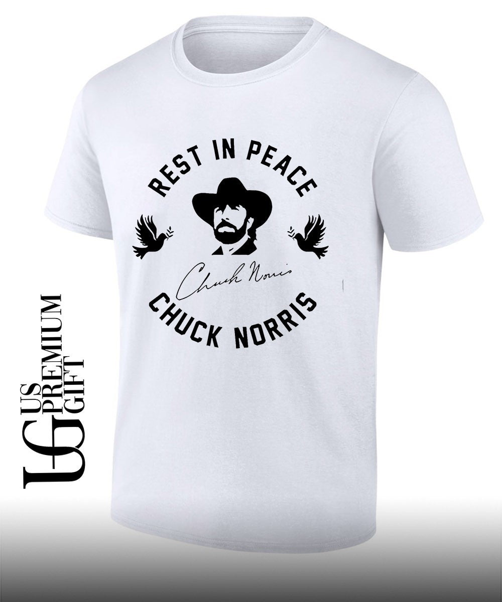 Rest In Peace Chuck Norris signature shirt Unisex T-shirt, Sweatshirt, Hoodie, Long Sleeve Tee - T-Shirt, Sweatshirt, Hoodie