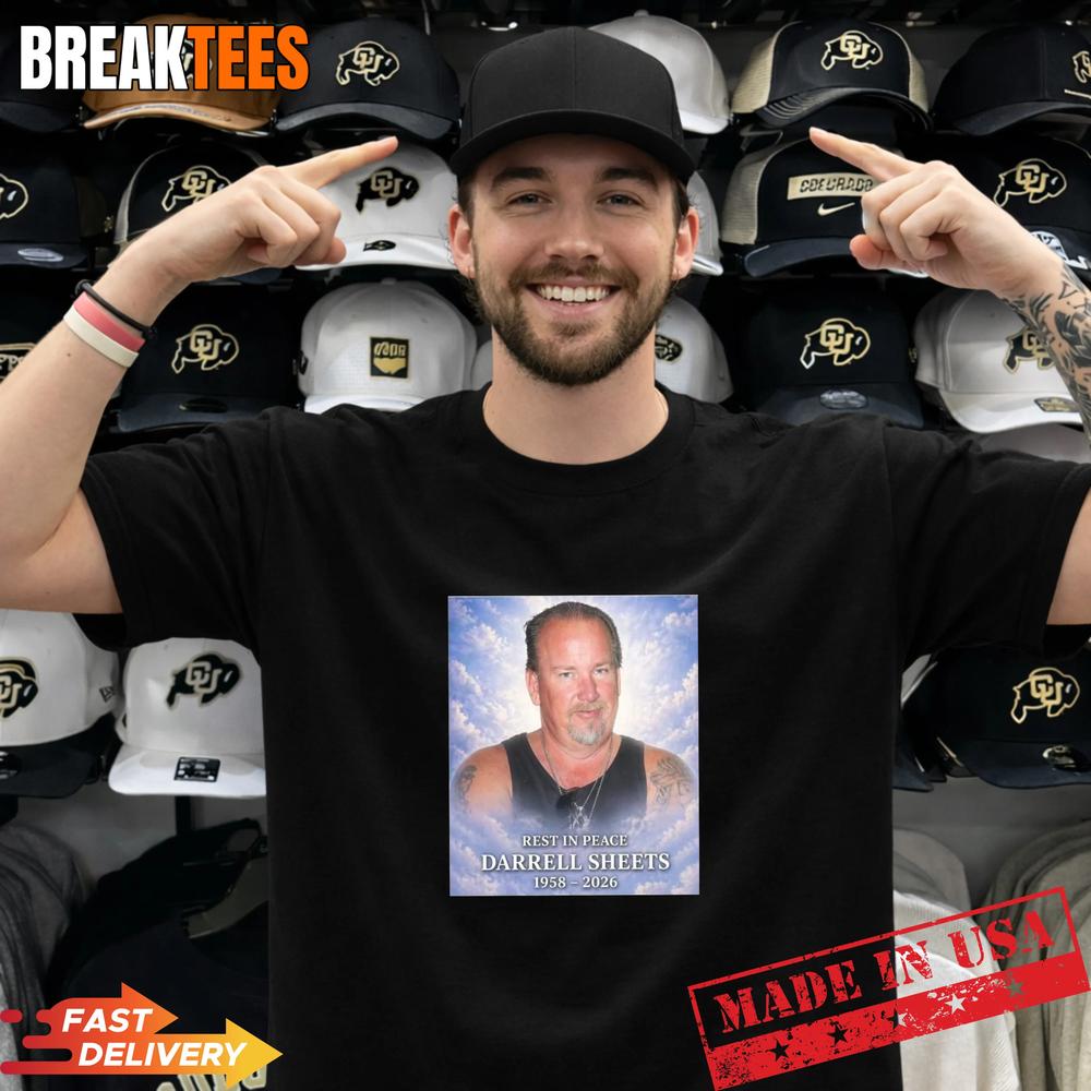 Rest In Peace Darrell Sheets 1958-2026 T-Shirt Unisex T-shirt, Sweatshirt, Hoodie, Long Sleeve Tee - T-Shirt, Sweatshirt, Hoodie