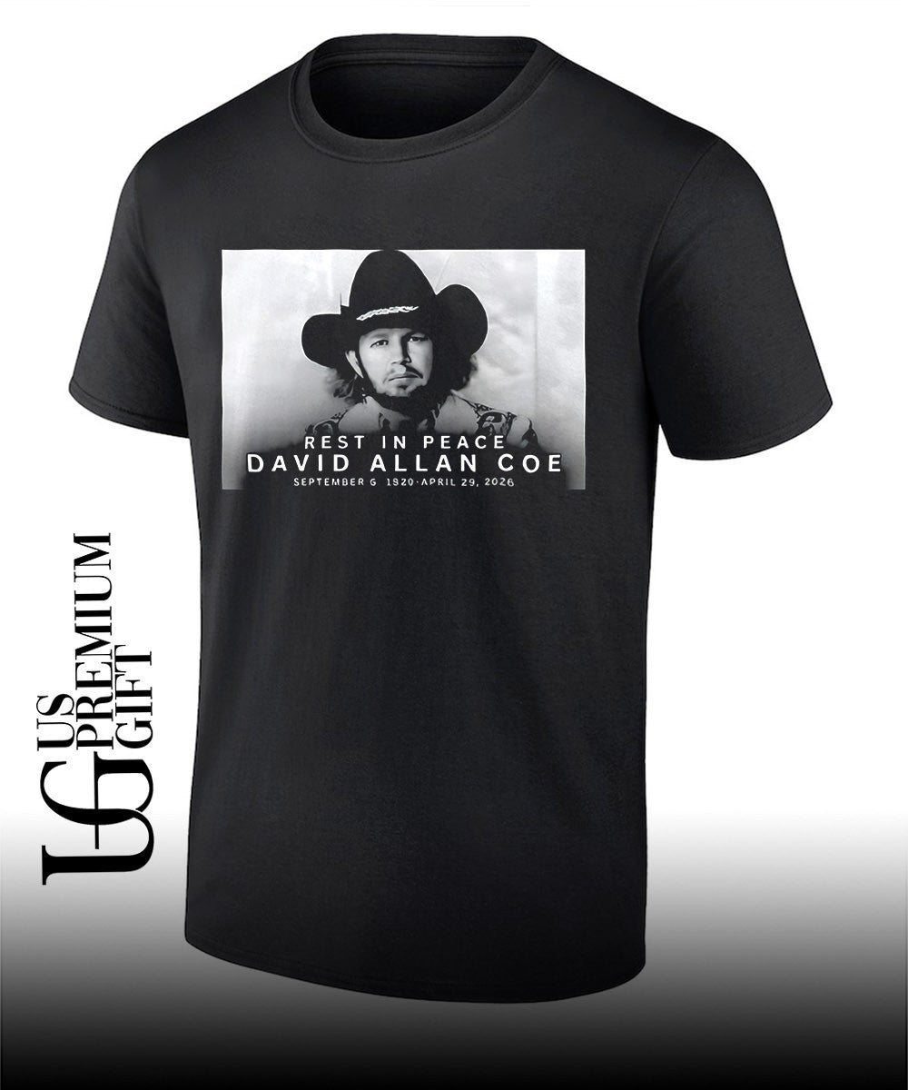 Rest In Peace David Allan Coe shirt Unisex T-shirt, Sweatshirt, Hoodie, Long Sleeve Tee - T-Shirt, Sweatshirt, Hoodie