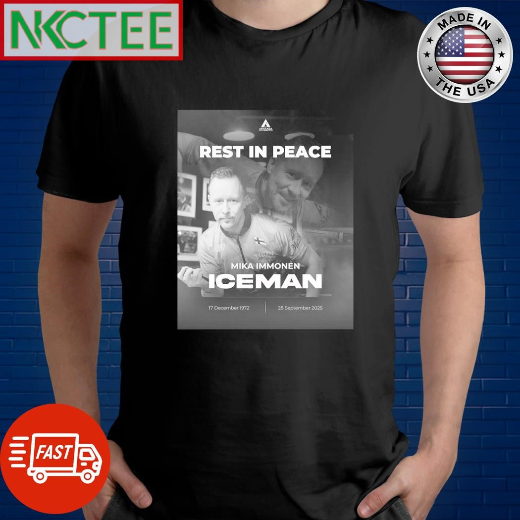 Rest In Peace Mika Immonen 1972 2025 shirt Unisex T-shirt, Sweatshirt, Hoodie, Long Sleeve Tee - T-Shirt, Sweatshirt, Hoodie