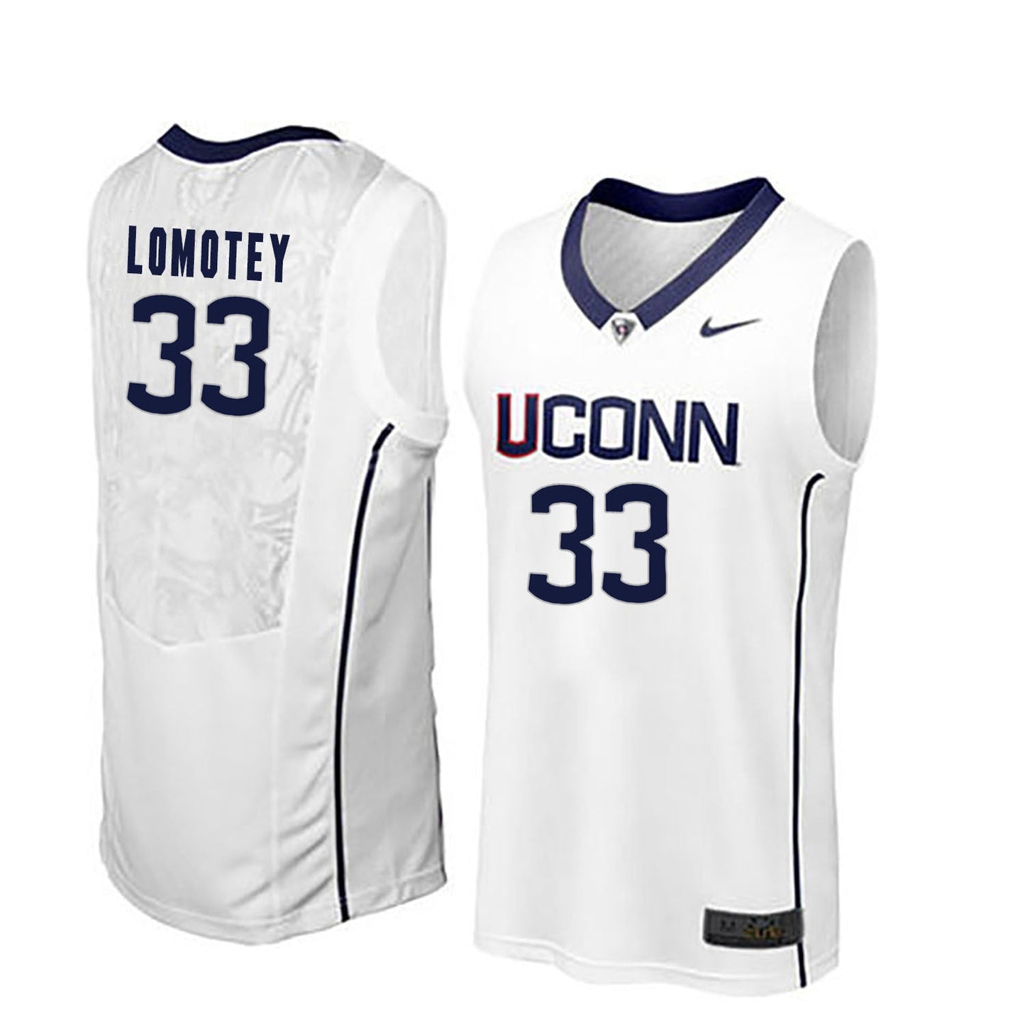 Restinel Lomotey 33 Men White College Football Jersey football jersey product view 1