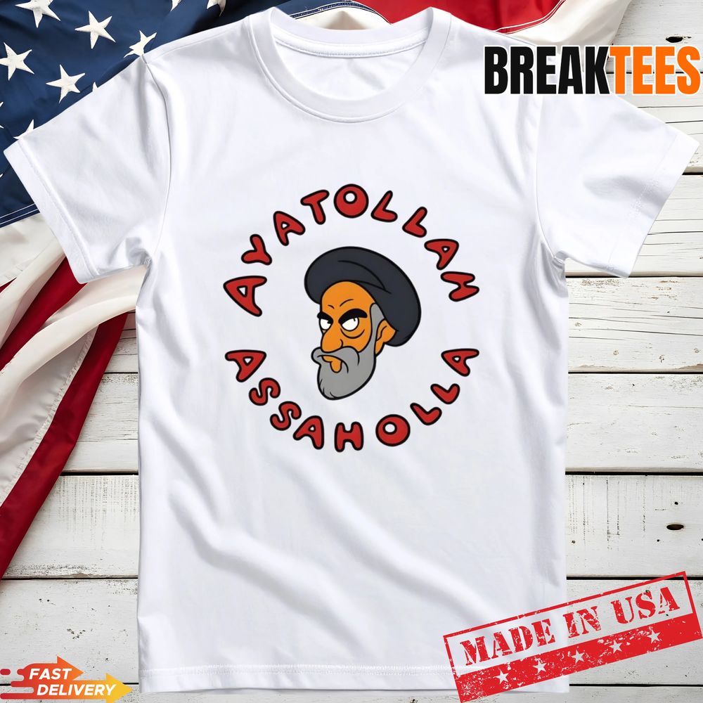 Retro Ayatollah Assahola Simpsons Cartoon Meme T-Shirt Unisex T-shirt, Sweatshirt, Hoodie, Long Sleeve Tee - T-Shirt, Sweatshirt, Hoodie
