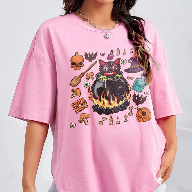 Retro Halloween Vintage Fall Spooky Season Pumpkin - Adult & Kids T-Shirts, Sweatshirts & Hoodies apparel design preview 1